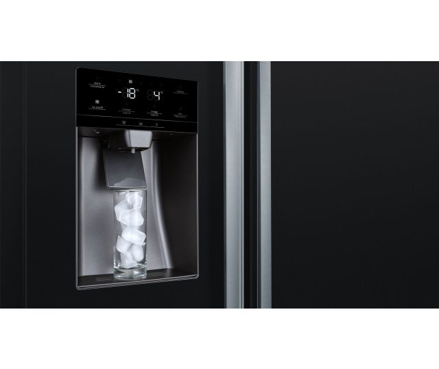 Bosch KAD93VBFP zwarte side-by-side koelkast