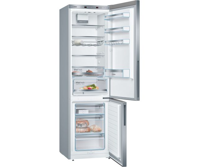 Bosch KGE39ALCA rvs-look koelkast - 201 cm. hoog