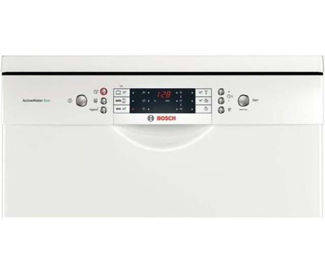 De Bosch SMS69N42EU vaatwasser vrijstaand beschikt over een uitgebreid digitaal bedieningspaneel