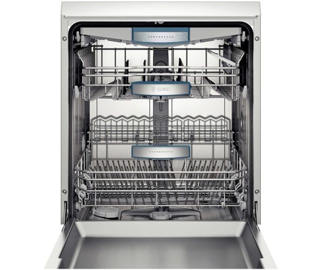 De Bosch SMS69U52EU vaatwasser vrijstaand heeft een capaciteit van 14 standaard couverts