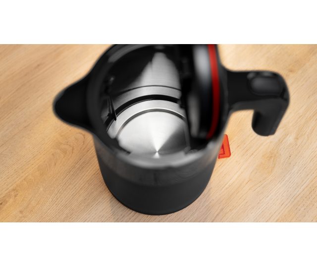Bosch TWK2M163 waterkoker open van boven, interieur zichtbaar met afneembare filter