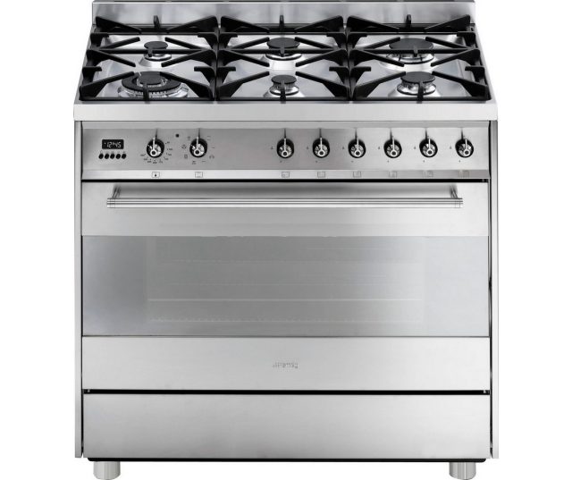Smeg C9GMXNL1 fornuis roestvrijstaal