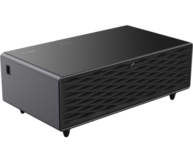 CASO Sound & Cool Zwart salon tafel met koellades, speakers en draadloos opladen telefoon