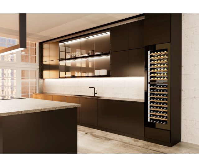 CASO WineDeluxe WD 96 inbouw wijnkoelkast - nis 178 cm.
