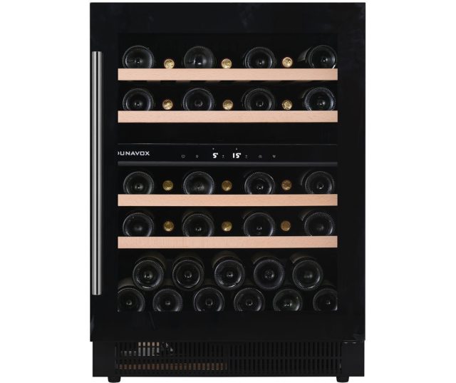 DUNAVOX wijnkoelkast inbouw zwart DAUF-39.121DB