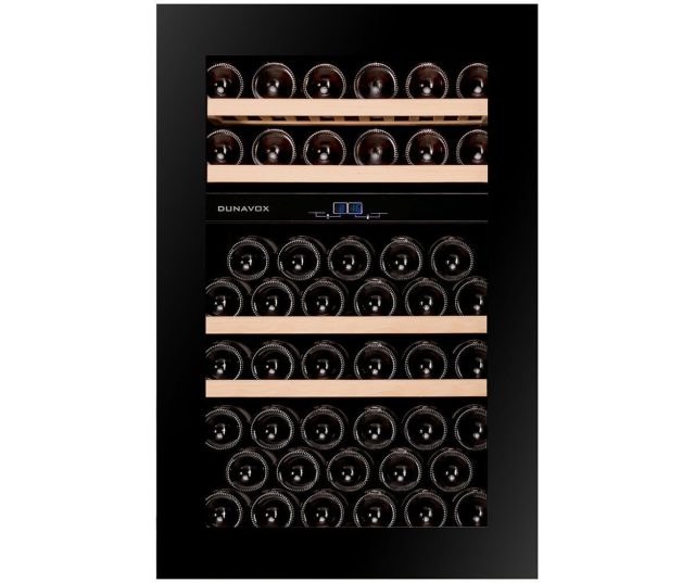 DUNAVOX wijnkoelkast inbouw zwart DAVG-49.116DB.TO