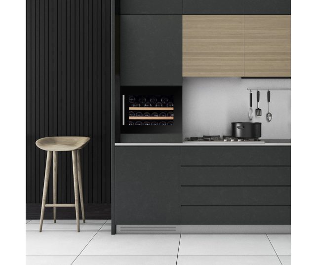 Dunavox DAVS-18.46B inbouw wijnkoelkast - zwart