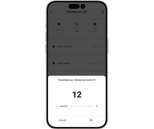 Dunavox DVS-25.65DB inbouw wijnkoelkast