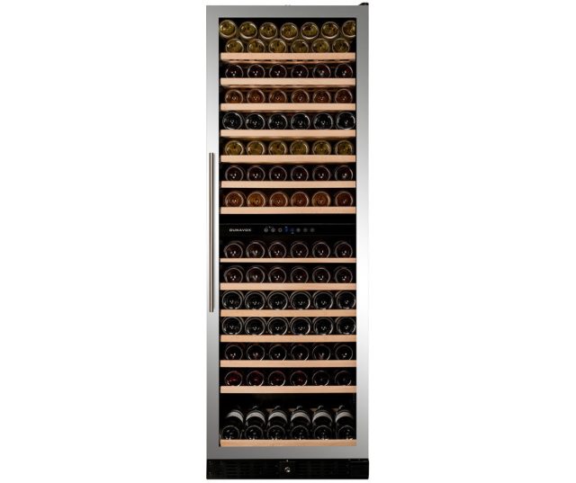 Dunavox DX-166.428SDSK inbouw wijnkoelkast - roestvrijstaal