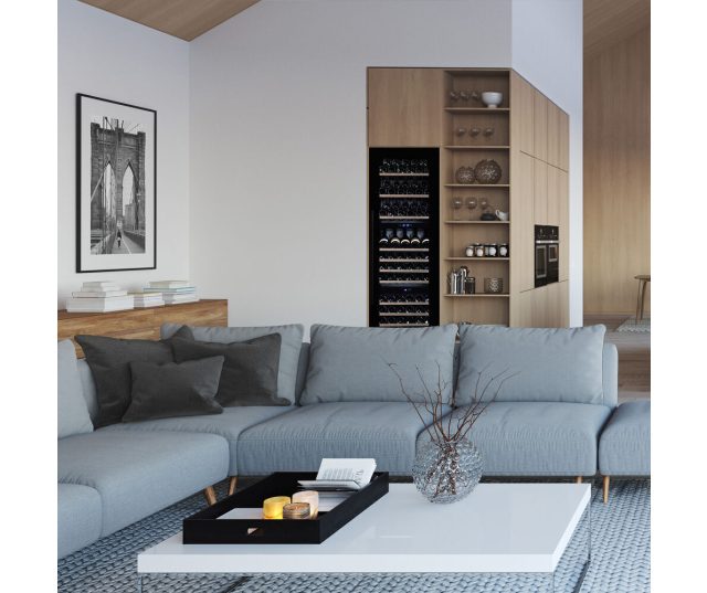 Dunavox DX-89.246TB inbouw wijnkoelkast - zwart