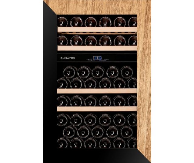 DUNAVOX wijnkoelkast inbouw zwart DAVG-49.116DOP.TO