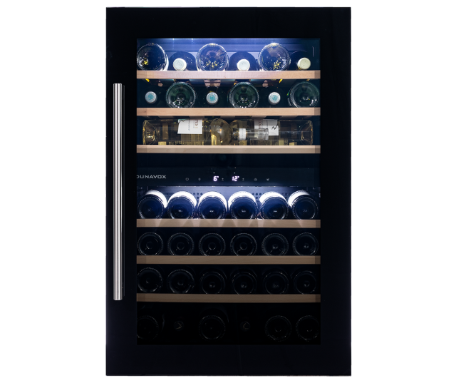 Dunavox DAB-42.117DB inbouw wijnkoelkast - zwart