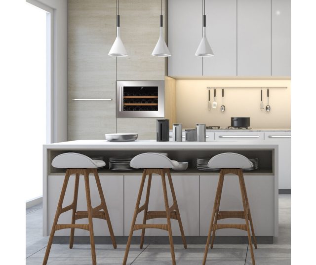 Dunavox DAVS-18.46B inbouw wijnkoelkast - zwart