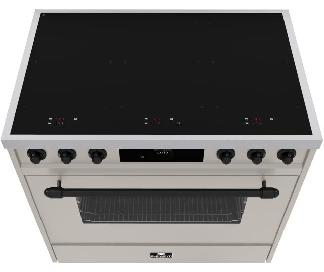 Elementi di Cucina EC9036-SCS-IX-B inductie sand clay stone fornuis