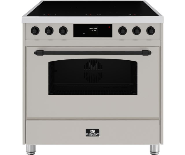 Elementi di Cucina EC9036-SCS-IX-B inductie sand clay stone fornuis