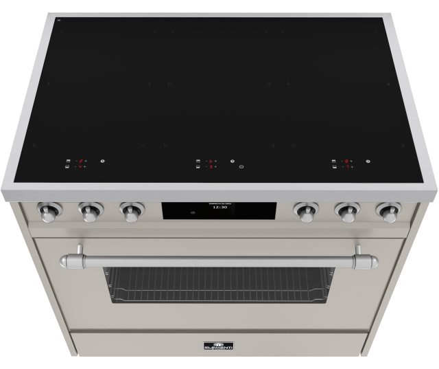 Elementi di Cucina EC9036-SCS-IX-S inductie sand clay stone fornuis