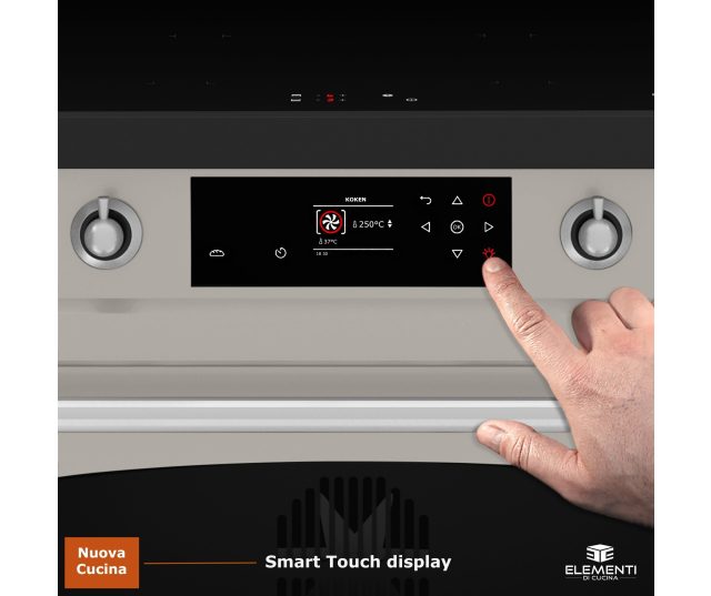Elementi di Cucina EC9036-SCS-MZ-S inductie sand clay stone fornuis