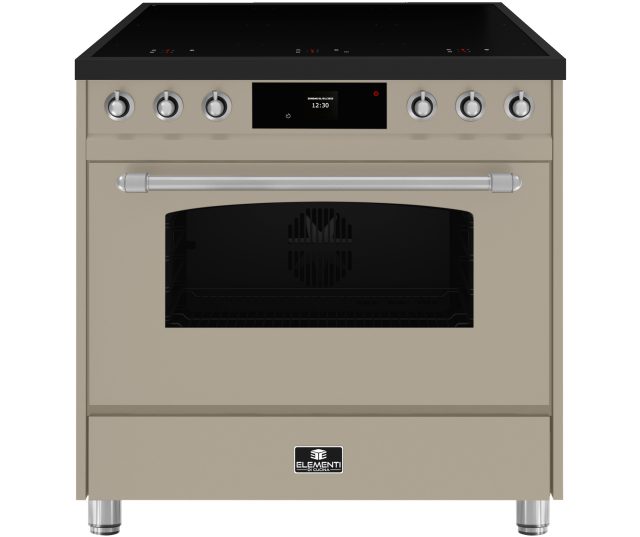 Elementi di Cucina EC9036-TSF-MZ-S inductie taupe stone falk fornuis