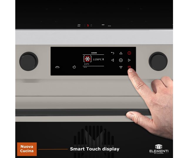 Elementi di Cucina EM9036-SCS-IX-B inductie sand clay stone fornuis