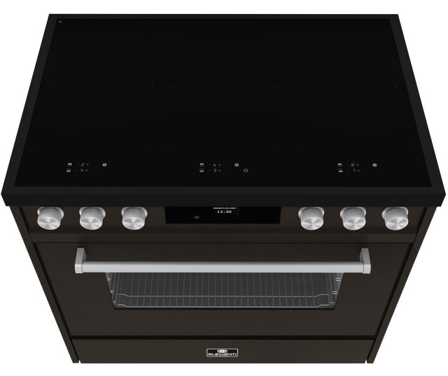 Elementi di Cucina EM9036-UGH-MZ-S inductie urban grey hammer fornuis