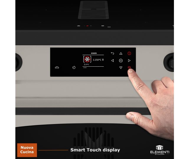 Elementi di Cucina IC9034-SCS-MZ-B inductie sand clay stone fornuis