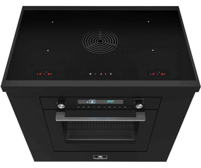 Elementi di Cucina IK9024-MZ inductie fornuis met afzuiging - mat-zwart