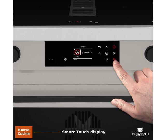 Elementi di Cucina IM9034-SCS-IX-B inductie sand clay stone fornuis