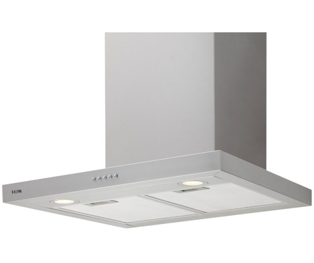 Praktisch is de heldere LED verlichting van de Etna AB660RVS wand roestvrijstaal afzuigkap