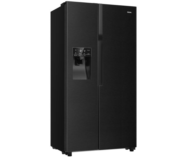 Etna AKV378IZWA side-by-side koelkast - blacksteel