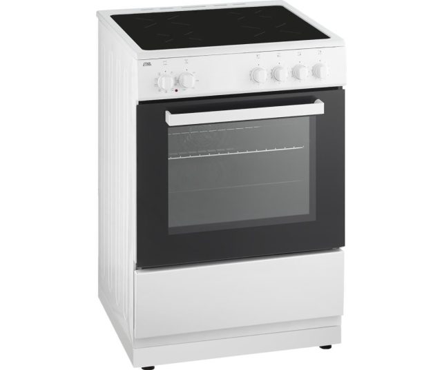 Etna FIV560WIT inductie fornuis - wit - 2-fasen aansluliting