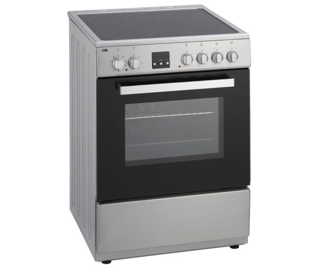 Etna FKV760RVS keramisch rvs fornuis