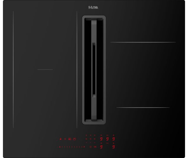 Etna AKI560ZT inductie kookplaat met afzuiging - Inductie
