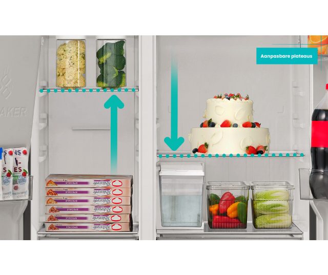 ETNA AKV6178IRVS interieur aanpasbare plateaus met draagkracht voor grote items
