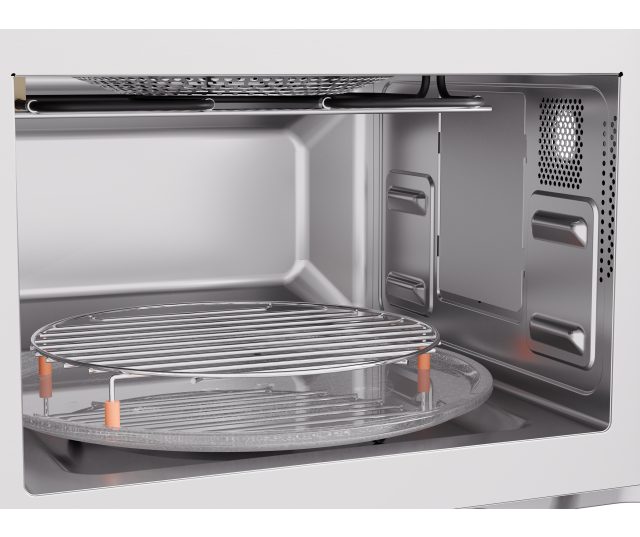 ETNA AMV826 magnetron interieur met draaischijf en magnetrongrill