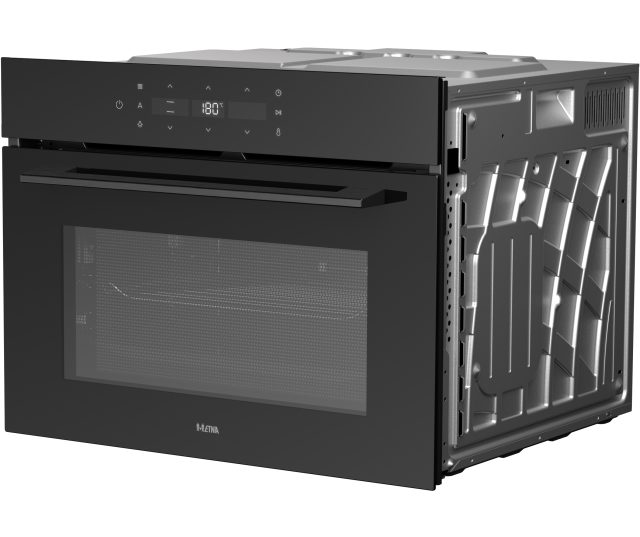 ETNA CM514GLS oven-magnetron geopende deur met oven en rooster zichtbaar