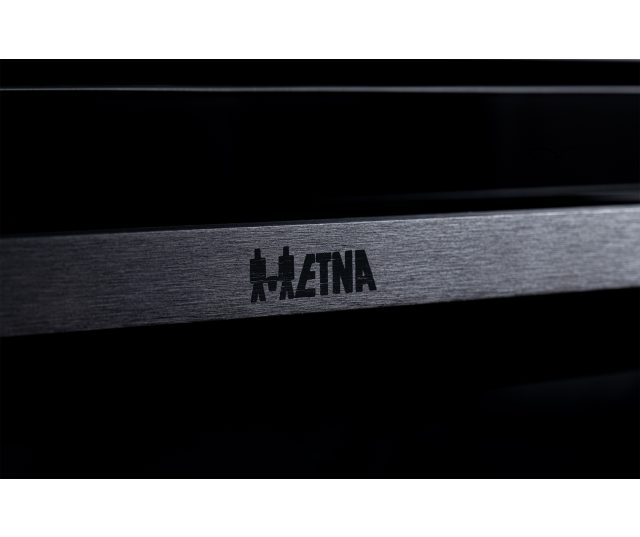 ETNA FI660WIT elektrisch fornuis geopende ovendeur met gloeiende verwarmingselement en rek