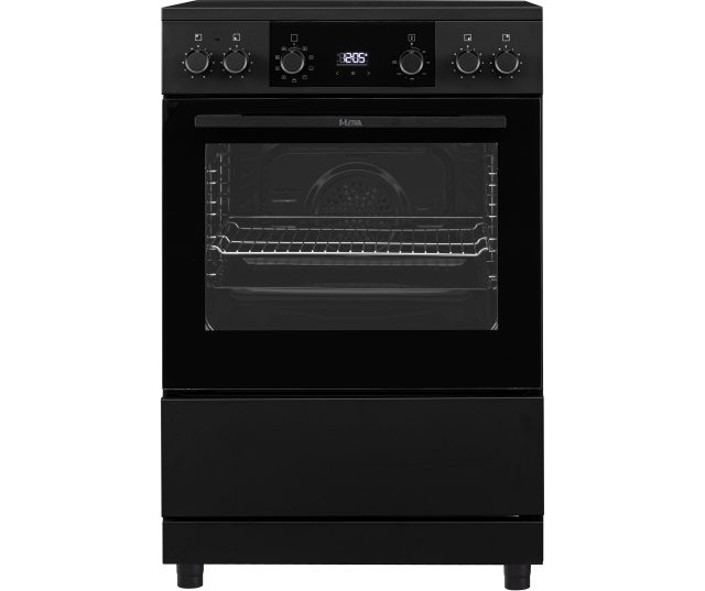 ETNA FI660ZWA inductiefornuis vooraanzicht met bedieningspaneel en digitale display