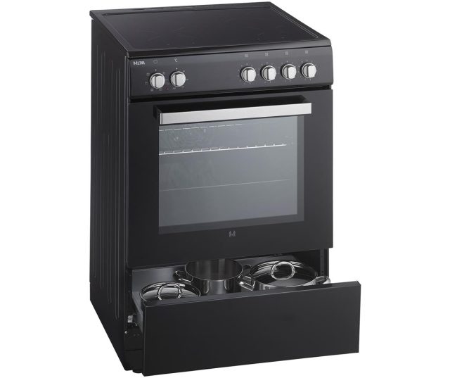 Etna FIV560ZWA inductie fornuis - zwart - 2-fasen aansluiting