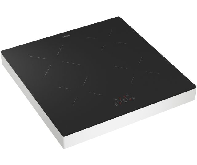 ETNA KIV354WIT inductiekookplaat vooraanzicht met vier kookzones en bedieningspaneel