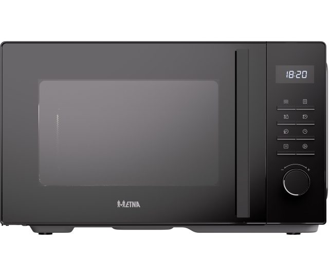 ETNA SMV825 magnetron frontaal met leeg interieur en digitaal display
