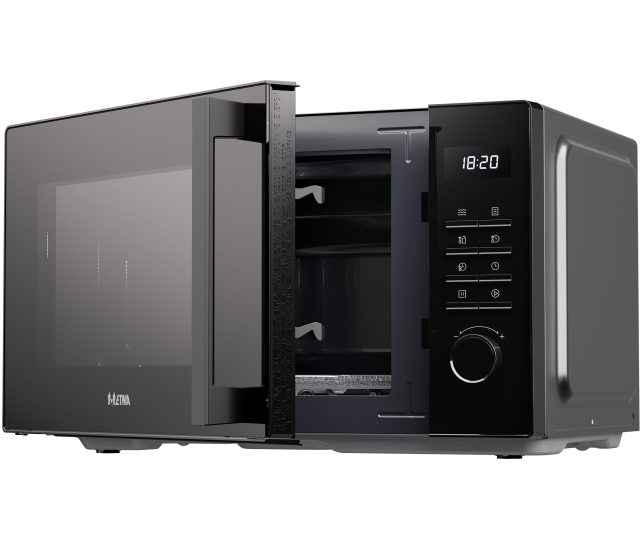 ETNA SMV825 magnetron deur volledig geopend met zichtbaar interieur