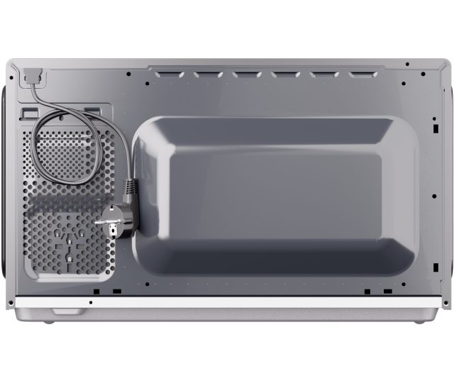 ETNA SMV825 magnetron onderkant met ventilatierooster en stroomkabel
