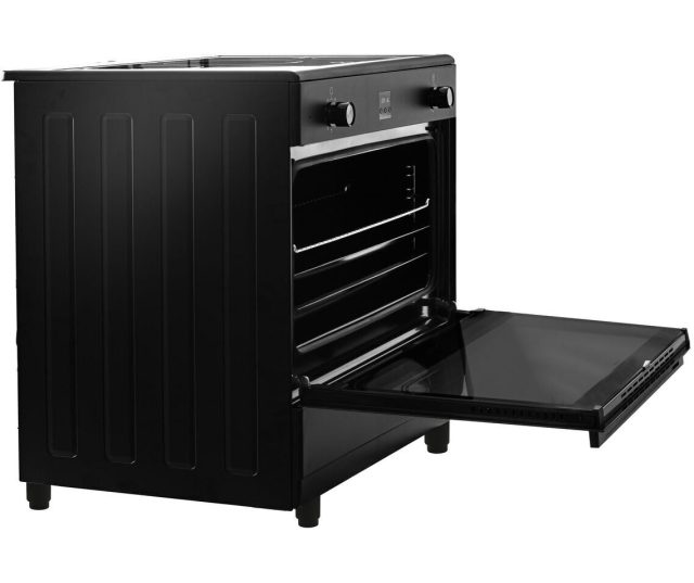 Zijaanzicht elektrisch Everglades EVCK9225 fornuis met oven