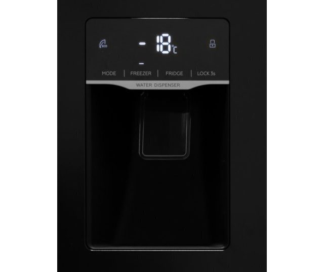 side-by-side koelkast water dispenser