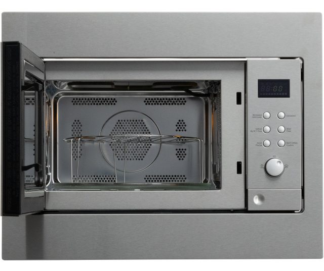 Exquisit EMW2546HI magnetron combi inbouw in keukenkast met grijpende functie