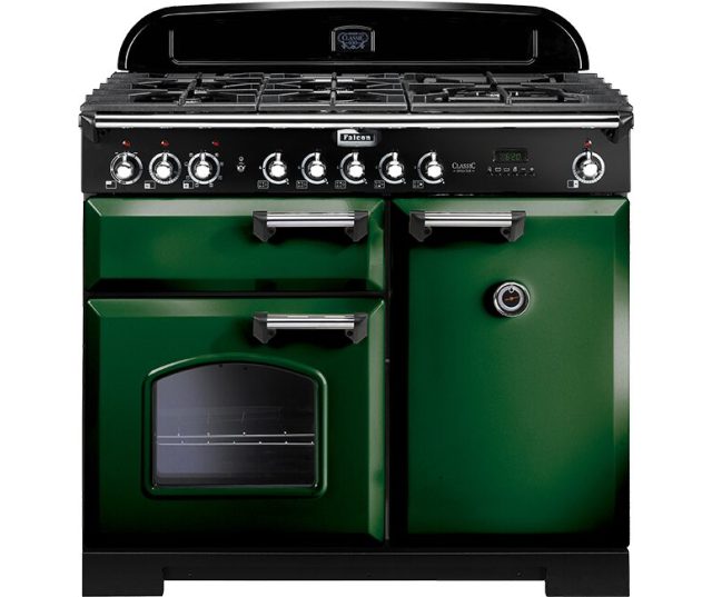 Falcon CLASSIC DELUXE 100 GAS BRITISH RACING GREEN fornuis - 100 cm breed