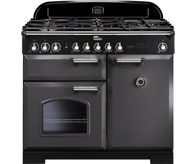 Falcon CLASSIC DELUXE 100 GAS SLATE fornuis - 100 cm breed