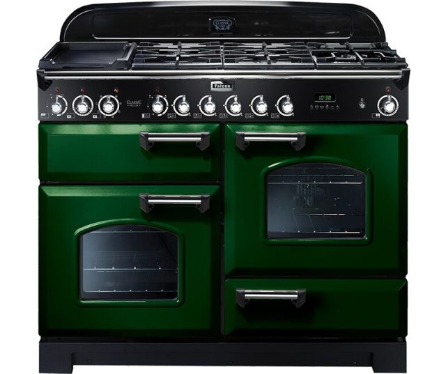 Falcon CLASSIC DELUXE 110 GAS BRITISCH RACING GREEN fornuis - 110 cm breed