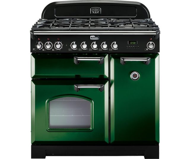 Falcon CLASSIC DELUXE 90 GAS BRITISCH RACING GREEN fornuis - 90 cm breed