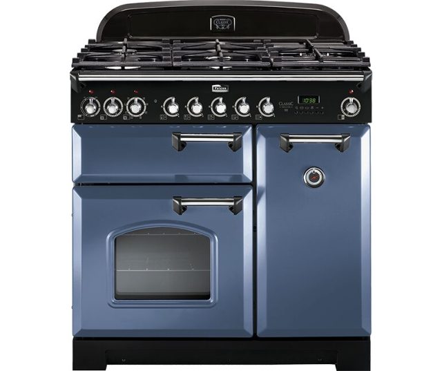 Falcon CLASSIC DELUXE 90 GAS STONE BLUE fornuis - 90 cm breed